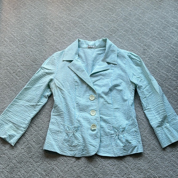 Lux seersucker blazer - Picture 1 of 5
